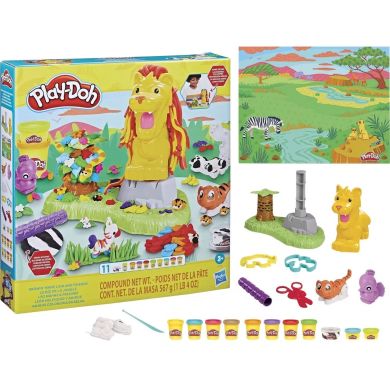 Набір для творчості з масою для ліплення Лев та друзі Play-Doh F7221