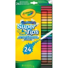 Набір фломастерів Crayola (washable), 24 шт 256337.024