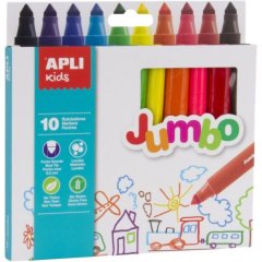 Набір маркерів Apli Kids Jumbo 10 кольорів 16804
