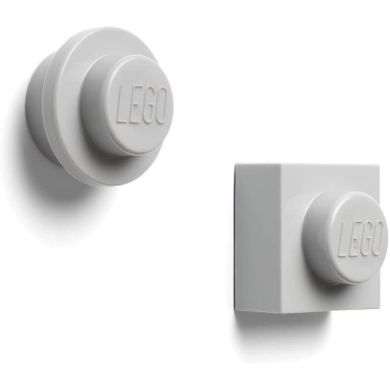 Набор из 2 серых магнитов Lego 40101740