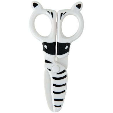 Ножницы детские пластиковые, безопасные, 12см Zebra KITE K22-008-02