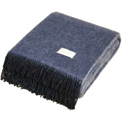 Плед CAMDEN, DENIM Biancoperla Синий