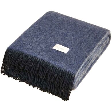 Плед CAMDEN, DENIM Biancoperla Синий