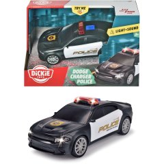 Поліцейський автомобіль Додж чарджера зі звуковими і світловими ефектами, 15 см, 3+ DICKIE TOYS 3712020