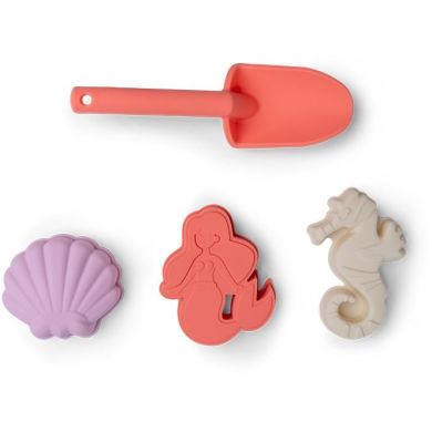 Силиконовый пляжный набор с ведром, лопатой и 3 формами Shell Tastic Swim Essentials 2025SE770