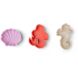 Силиконовый пляжный набор с ведром, лопатой и 3 формами Shell Tastic Swim Essentials 2025SE770