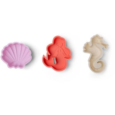 Силиконовый пляжный набор с ведром, лопатой и 3 формами Shell Tastic Swim Essentials 2025SE770