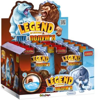Стретч-игрушка в виде животного серии LEGEND OF ANIMALS МАКСИ &ndash; ЛЁД И ПЛУМ (в диспл.) 60/CN25