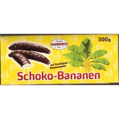 Суфле в шоколаде Hauswirth Schokobananen банан 300г. 15шт/ящ 9001395807015