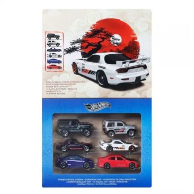 Тематический набор машинок Дорогами Японии Hot Wheels JLB23