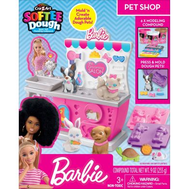 Тісто для ліплення Cra-Z-Art Barbie Зоомагазин з формами, набір 10од 34041CRA