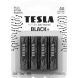 Батарейка Tesla Battery AA Black+ LR06/BLISTER FOIL 4 шт. 8594183396620