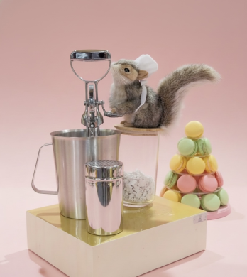 Белка-кондитер marmotte, р-р 30x25x50 см. Animate Factory 25804