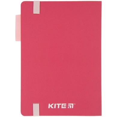 Блокнот тверда обкладинка,120х169 мм, 96 аркушів, рожевий Kite K22-467-3