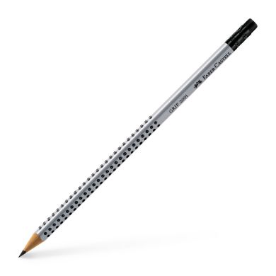 Чернографитовый карандаш GRIP 2001 с ластиком, твёрдость HB Faber-Castell 11967
