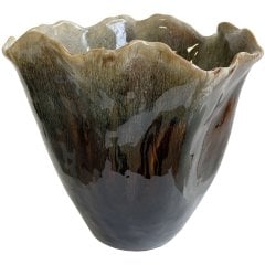 Горшок керамический, коричневый, d28; h28 см Shishi 58872