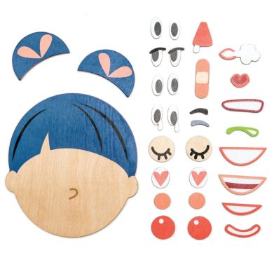 Игрушка из дерева Набор магнитный Как дела, 28 предметов Tender Leaf Toys TL8607