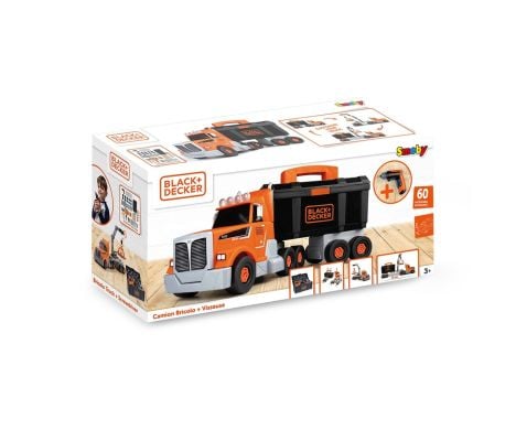 Ігровий набір Блек + Деккер. Вантажівка з шурупокрутом та аксес. SMOBY TOYS 7600360941