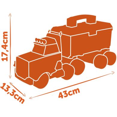 Ігровий набір Блек + Деккер. Вантажівка з шурупокрутом та аксес. SMOBY TOYS 7600360941