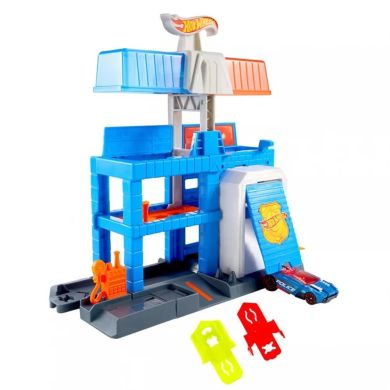 Игровой набор Полицейская башня в городе Hot Wheels JHL74