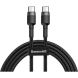 Кабель Baseus Type-C PD2.0 60W20V 3A 1mCATKLF-GG1 серо-чер