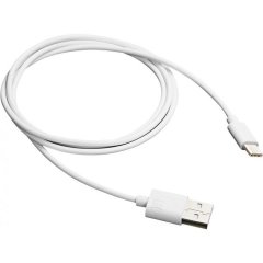 Кабель Canyon Type C USB 1 м, white (Standard cable) CNE-USBC1W