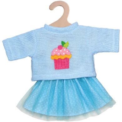 Комплект свитер+спідница Cupcake, на игрушку высотой 35-45 см Heless 2050