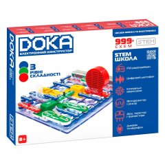Конструктор електронний DOKA ШКОЛА 999+ СХЕМ D70708
