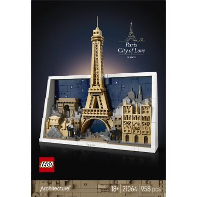 Конструктор LEGO Architecture Париж місто кохання 21064