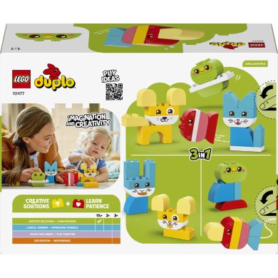 Конструктор LEGO DUPLO My First Чарівні творчі домашні улюбленці 3 в 1 10477