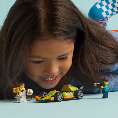 Конструктор Зелений автомобіль для перегонів LEGO City 60399
