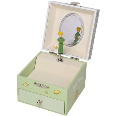 Музична скринька-куб Маленький Принц Сад, фігурка Маленький Принц Trousselier S20230