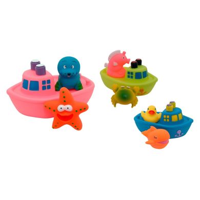 Набор игрушек для ванной Baby Team «Корабль друзей» в ассортименте 9000