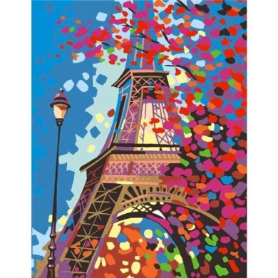 Набор для творчества Rosa Start акриловая живопись по номерам Весна в Париже N0001369