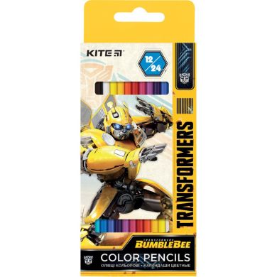 Олівці кольорові двосторонні Kite Transformers TF20-054