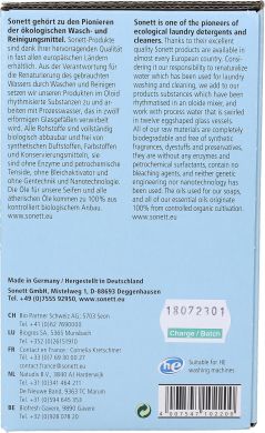 Органический стиральный порошок для цветных тканей Sonett Нейтральная серия Концентрат 1.2 кг DE1022
