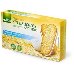 Печиво Gullon Diet Nature Сендвіч з йогуртом без цукру, 220 г T5076 8410376042481