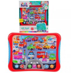 Планшет іграшковий Kids Hits Супер авто KH01/008, батар,на укр,навчання,букви