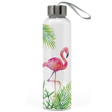 Скляна пляшка Тропічний фламінго 550 PPD 603395