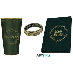 Подарунковий набір LORD OF THE RINGS The Ring (Склянка, пін та блокнот) ABYPCK264