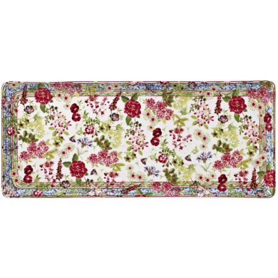 Прямоугольный сервировочный поднос MILLEFLEURS 36 x 15.5 см GIEN 1643CPCA01