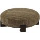 Пуф манговое дерево/шерсть 80&times;30 см, коричневый MILENA POMAX 41316-BRO-15