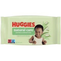 Серветки вологі Huggies Natural Care, 56 шт 5029053550152