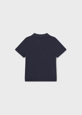 Сорочка-поло для хлопчика короткий рукав 3B, р.74 Синій Mayoral 1105