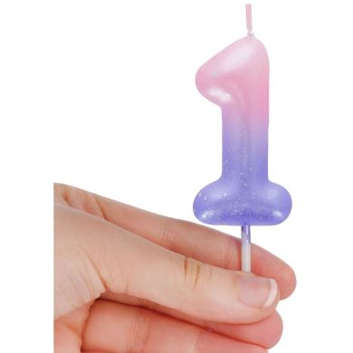 Свеча для торта Happy Birthday Candle розовая &mdash; 1 Legami CNU0002