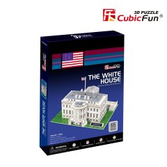 Тривимірна головоломка-конструктор CubicFun Серія 2 Білий дім C060h