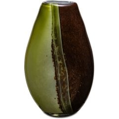 Ваза скляна SULLATELA зелено-коричнева L 20.5x13x33H Rituali Domestici U31411054E84