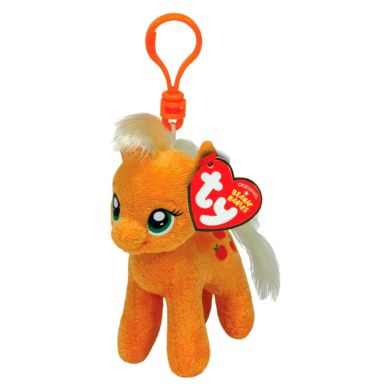 Брелок-мягкая игрушка TY My Little Pony Applejack, 15 см 41101