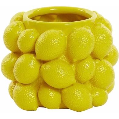 Декоративная ваза &Oslash;17,5x14 cm LEMON желтая Light&Living 7756662