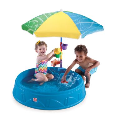 Дитячий басейн з парасолькою від сонця PLAY & SHADE 20х95х95см, парасолька -127х102х102см 716000